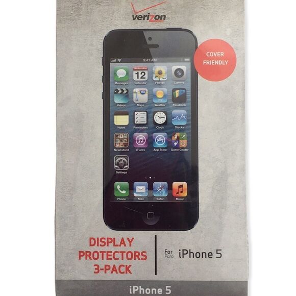 🆕iPhone 5 Display Screen Protectors 3 Pack - Picture 3 of 5